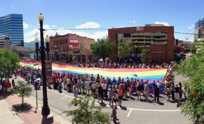 Salt Lake City is known for having one of the highest LGBT populations in the U.S.