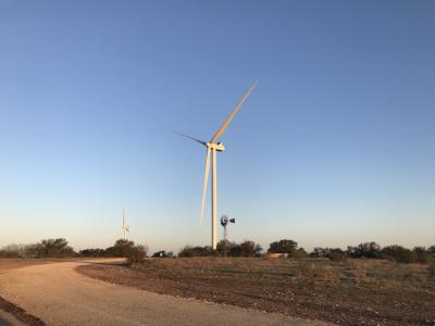 Cactus Flats in Concho County, Texas, consists of 43 wind turbines manufactured by Vestas, which is jointly maintaining and operating the facility with Southern Power.