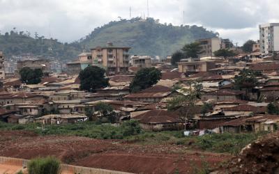 Alvine lives in Briqueterie, one of the poorest neighborhoods in Yaounde. The majority of Cameroonians live in poverty and do not have health insurance to cover the cost of medicines, which can have a big impact on their living conditions.