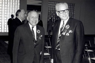 Lord Kadoorie from CLP and Esso Chairman Fred Westphal attended the opening ceremony of the Tsing Yi Power Station in 1964.