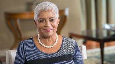 Former Atlanta Mayor Shirley Franklin at a 2018 Voices of the Civil Rights Movement interview recording in Atlanta.