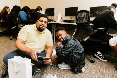 Comcast offices across the country held events, each tailored to their own program, to surprise the “Littles” with their new iPads.