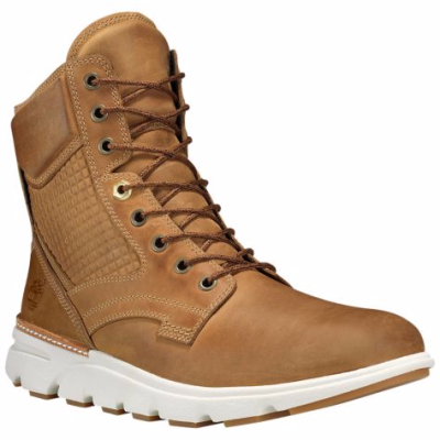 Men’s Eagle Bay Leather Boot – Made with silver-rated leathers, 50 percent recycled PET linings and 34 percent recycled rubber outsoles, the new Eagle Bay is lightweight and updated with sleek, modern styling. It also features Timberland’s proprietary SensorFlex™ comfort system – a three-layer outsole that delivers constant support, active cushioning and dynamic flex.
