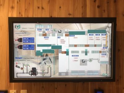 Chilled beam systems are installed throughout the office space, offering optimal noise, spatial and thermal comfort for employees. With proper control setup of the system, dry cooling is achieved without any condensation, ensuring humidity comfort and high air quality.