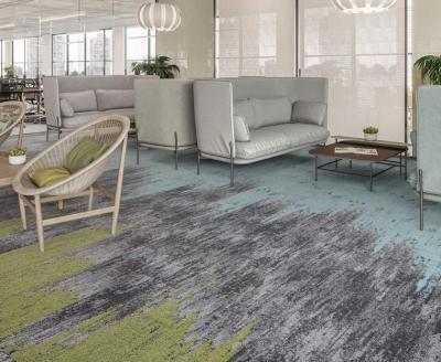 The Nutopia carpet plank collection from Mohawk Group is inspired by the idea of “urban fabric” and designed to achieve Petal Certification by meeting the stringent requirements of the Living Product Challenge.