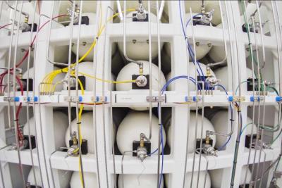 A hydrogen filling station from California-based hydrogen retail provider FirstElement Fuel.