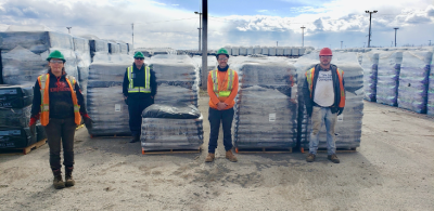 Saint-Bonaventure team members who helped to produce the Medicago mix