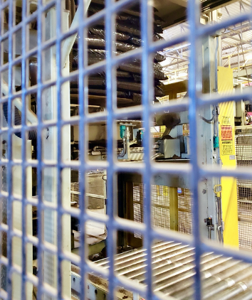 Medicago mix getting palletized during production