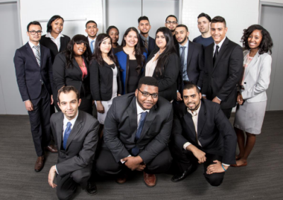 Above, the third class of Symantec C3 students at non-profit partner NPower includes 17 students, 47% of which are female.