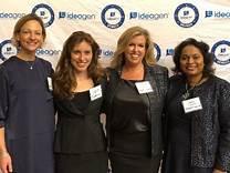 Jill Angelo, Founder & CEO Genneve, Digital Health Platform, Women in Cloud Accelerator Participant; Jackie O'Hara, Ideagen Student Ambassador, UC Berkeley; Gretchen O'Hara, VP Microsoft and Co-Founder Women in Cloud; Chaitra Vedullapalli – Co Founder, Women In Cloud