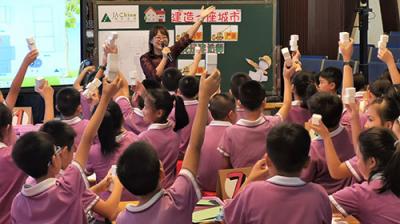 Students in China take part in the "Our City" program as part of Dow's partnership with Junior Achievement