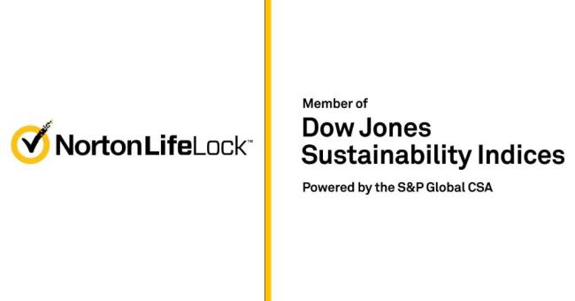 NortonLifeLock Dow Jones Sustainability Indices logo