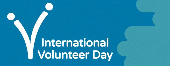 International Volunteer Day logo