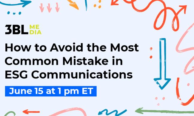 "How To Avoid the Most Common Mistake in ESG Communications"