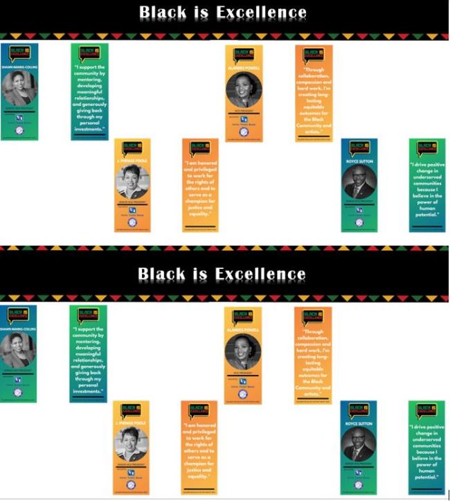 Black is Excellence infographic