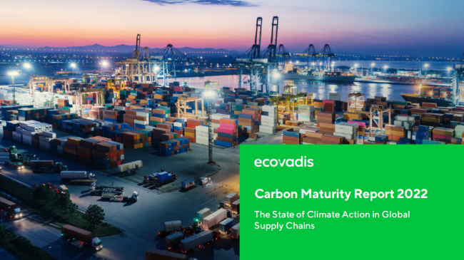 EcoVadis 2022 Carbon Maturity Report cover