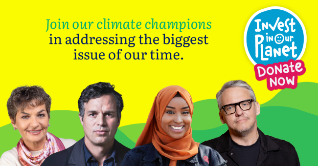 ‘Climate Champions’ Mark Ruffalo, Adam McKay, Christiana Figueres and Zamzam Ibrahim