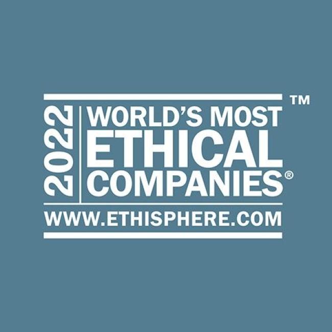 2022 World's Most Ethical Companies: WWW.Ethisphere.com