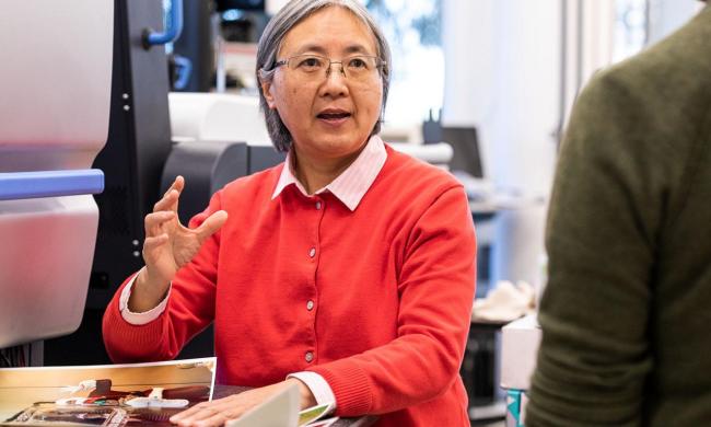 Dr. Lin is responsible for 45 filed patents and 21 pending patents so far in her 28 years at HP. Photo credits: Jonah Podbereski