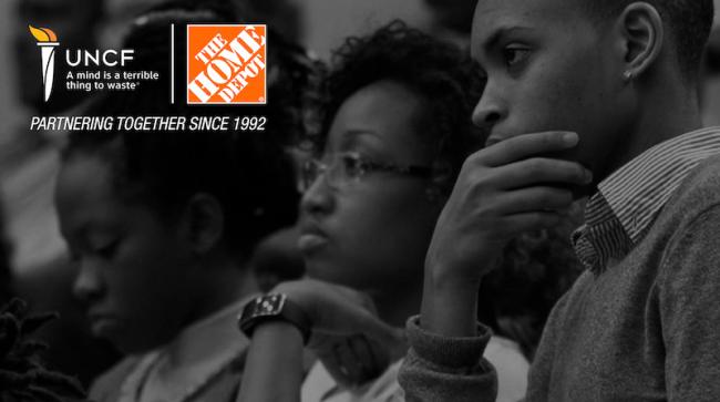 The Home Depot and the United Negro College Fund. Partnering together since 1992.