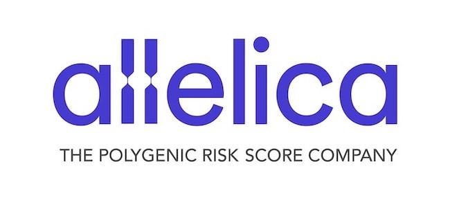 Allelica: The polygenic risk score company; logo.