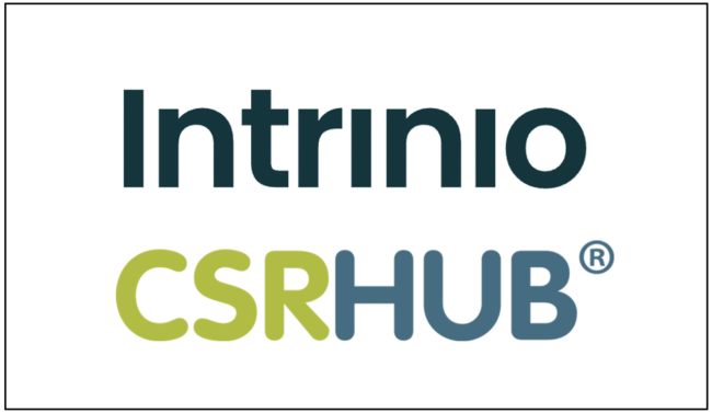 Intrinio and CSRHub Logos