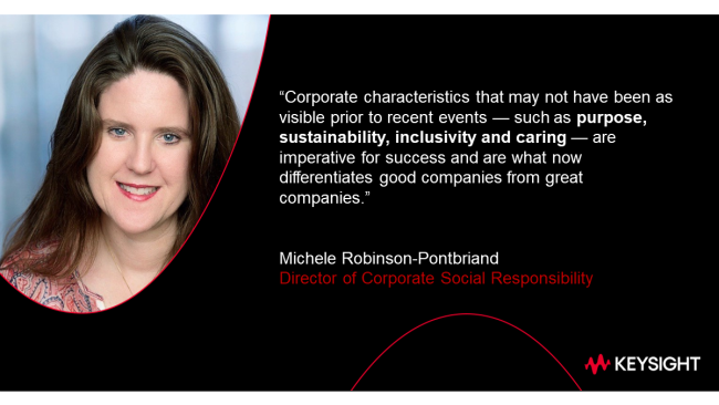 Quote from Michele Robinson-Pontbriand, DIRECTOR CORPORATE SOCIAL RESPONSIBILITY