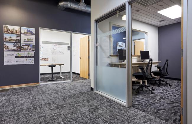 Mohawk Group's Owls collection features Flight and Feather patterns. Photography courtesy of Mohawk Group.