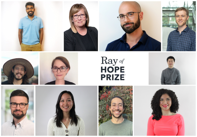Ray of Hope Prize winners