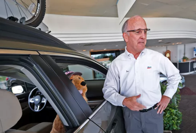 Tom Easterday is the Senior Executive Vice President, Secretary and Chief Legal Officer at Subaru Indiana Automotive. in Lafayette, Thursday, July 25, 2018. The Indiana plant is the first automaker in North America to go zero landfill, meaning the plant with 5600 employees that produces 350,000 cars a year sends nothing to a landfill. (Photo: Kelly Wilkinson/IndyStar)