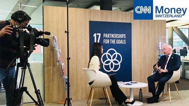 WBCSD's President and CEO Peter Bakker on CNNMoney Switzerland