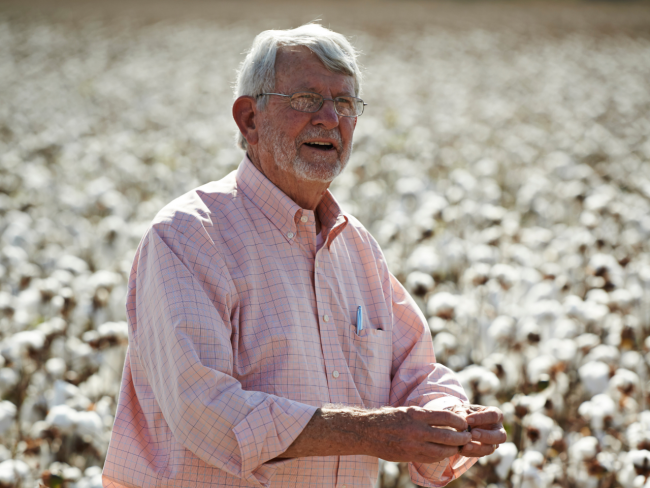 Dr. Andrew Jordan; sustainability advocate and advisor to Cotton Council International (CCI), Cotton Incorporated, and the US Cotton Trust Protocol