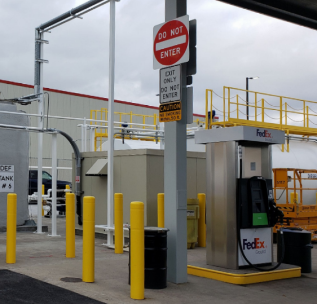 FedEx fueling station