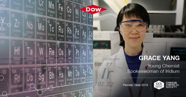 Grace Yang Young Chemist Spokesperson of Iridium