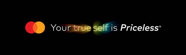 "Your true self is Priceless" with Mastercard logo