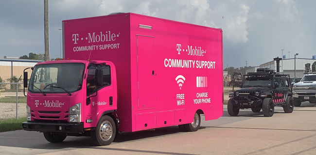 T-Mobile Community Support truck
