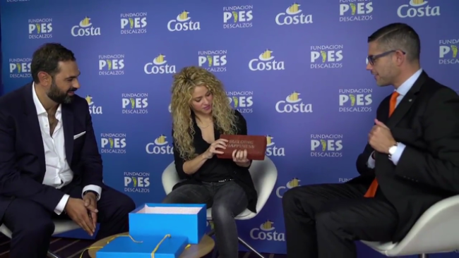 Costa Cruises And Shakira S Foundation Pies