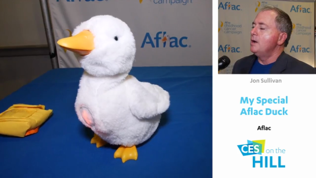 My Special Aflac Duck Featured At Ces On The Hill 2018