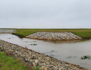 This spillway was one of 58 structures involved in the process of absorbing excess nutrients from the water, including phosphorous and nitrogen, and returning cleaner water into the St. Lucie River estuary. water canal
