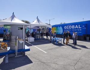 Outside event booths