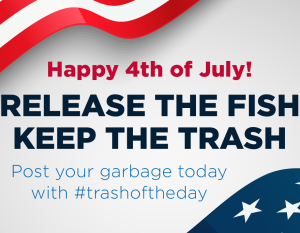 "Release the Fish, Keep the Trash" with Fishbrain and Keep America Beautiful