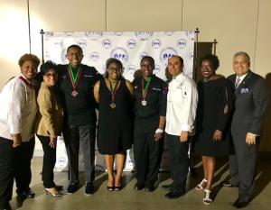 Sodexo and partners celebrate ACT-SO competition winners.