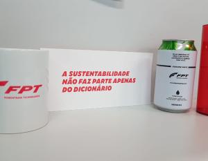 FPT Industrial employees at its facility in Betim were given a ‘sustainable’ cup kit