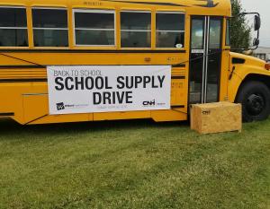 Employees at CNH Industrial’s Reman facility in Springfield, IL, were enthusiastic supporters of the virtual back to school drive.