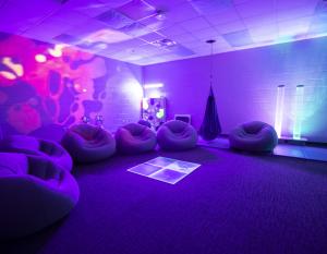 New Hope Middle School was this year’s award-winning applicant for the Georgia-based School Crashers program. The school used the $20,000 grant to create a new sensory room for students that have diverse academic needs. Images courtesy of Mohawk Group.