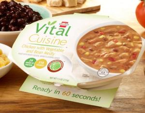 Hormel Vital CuisineTM meals are available in six varieties.