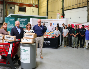 Smithfield Foods donates more than 40,000 pounds—the equivalent of more than 160,000 servings—of protein to the Food Bank of Western New York in Buffalo, N.Y.