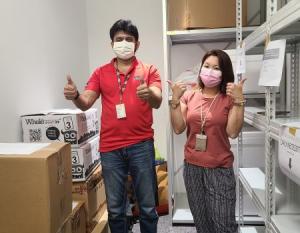 Shirley Bay, HR Ops Specialist with another employee