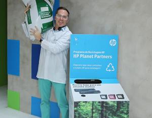 "We can grow business and protect the environment," says Nate Hurst, HP's chief sustainability and social impact officer. "It's not one or the other."