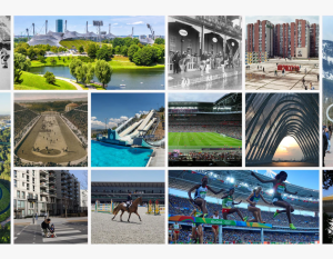 photo composition of olympic venues